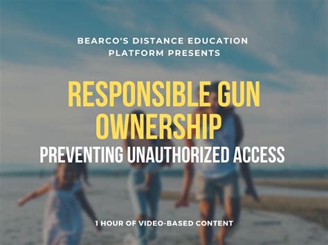 Gun Safety Seminar and Responsible Gun Ownership Seminar.